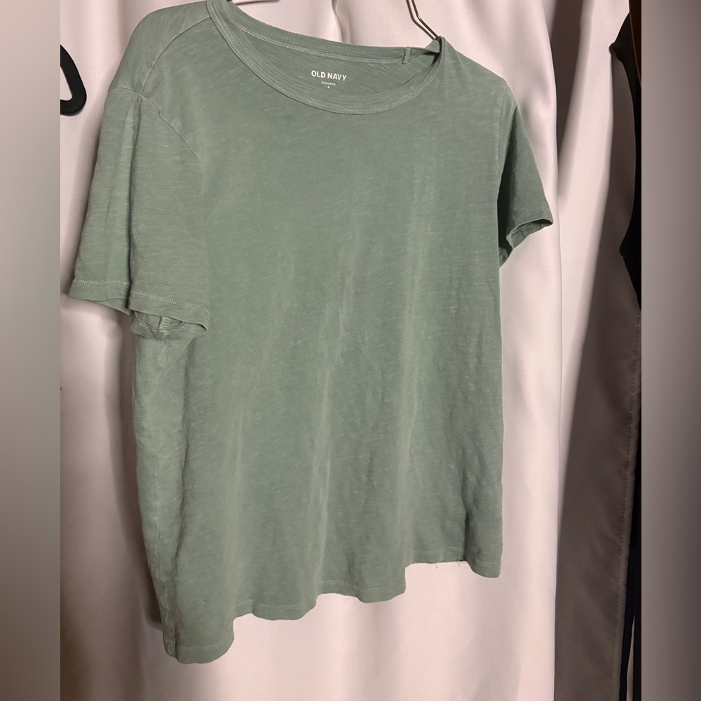 Old Navy Sea Foam Blue/Green Tee